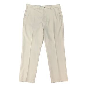Callaway Golf Pants Mens 36 Beige Flat Front Mid Rise Straight Belt Loop Chino